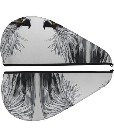 Super Absorbent Eagle Dry Hair Cap for Girls - Elastic Quick Drying Wrap for Long Thick Hair - Buy Online on GoSupps.com