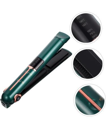 Baluue Curling Iron Professional Hair Straightener Hand Wisking Tool Electric Cordless Tools Abs 21X4X3.5CM Green - Buy Online on GoSupps.com