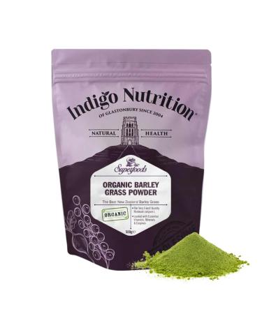 Indigo Herbs Organic New Zealand Barley Grass Powder 500g
