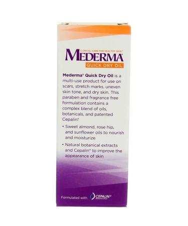 Mederma Unscented Quick Dry Oil - 2 Ounces | Fast-Absorbing Skin Care for Scars & Stretch Marks - Shop Internationally - Buy Online on GoSupps.com