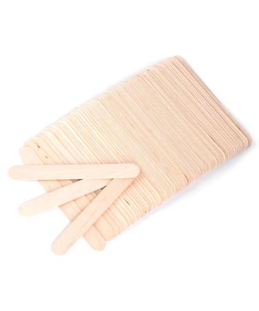 100Pcs Disposable Waxing Sticks Spatula - Wooden Applicator & Medical Tongue Depressor for Smooth Skin - Buy Online on GoSupps.com
