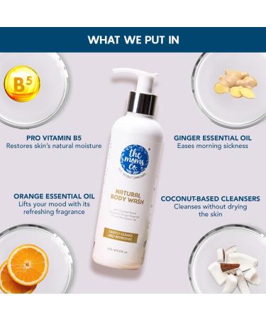 The Moms Co. Natural Body Wash - Toxin-Free Coconut Moisturizer for Pregnancy | Australia Certified (6.8 Fl Oz) - Shop Internationally - Buy Online on GoSupps.com