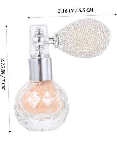 FRCOLOR 2 Pcs Body Air Bag Powder Beauty Tools Body Glitter Spray Shimmer Makeup Powder Sprayer Bottle Bride Light Goldx2pcs 7x5.5cmx2pcs - Buy Online on GoSupps.com