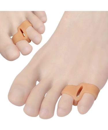 Chiroplax Tailor's Bunion Corrector Pads Bunionette Pain Relief Pinky Toe Straightener Separator Cushion Splint Protector Shield Spacer (4 Pads Shims - Size Regular) Size Regular (Pack of 4)