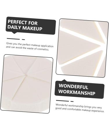 POPETPOP 8 Sets Triangular Sponge Puff Portable Mini Cosmetic Wedge Finger Puff Body Sponge Facial Pads Sponges Makeup Puff Wet and Dry Cotton Pad White Girl Emulsion - Buy Online on GoSupps.com