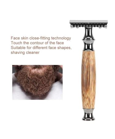 Portable Safety Razor for Men - Manual Shaver & Detachable Beard Trimmer for Home & Salon Use - Buy Online on GoSupps.com