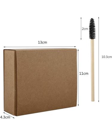 LIDEBLUE 100pcs Disposable Mascara Wands Disposable Mascara Wand Spoolies with Wooden Handle Eye Lash Brush for Eyelash Extension Makeup Applicators Kits - Buy Online on GoSupps.com
