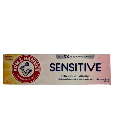 Arm Hammer Sensitive Orajel Enamel Strengthening Toothpaste Frosted Mint 4.5 Ounce