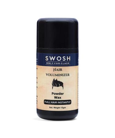 SWOSH Hair Volumizing Powder Wax For Men 15 gram(0.5 oz) Volume Powder Spray For Fine Hair Adds Volume and Texture To Hair For Hair Styling With Natural Looking Matte Finish Look