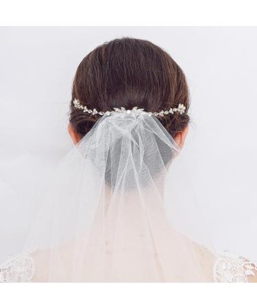 Beaupretty Accessories bridal wedding comb wedding hair accessories for brides tiaras for women french hair pin styling comb hair side combs vine European and American Zinc Alloy Comb - Buy Online on GoSupps.com