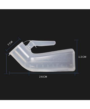 Male Urinal Bottle 1000 ML Male Urinal for Men's Portable Travel Urinals Pee - Buy Online on GoSupps.com