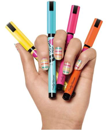 Sally Hansen Nail Art Pen Lot of 5 Different Pens