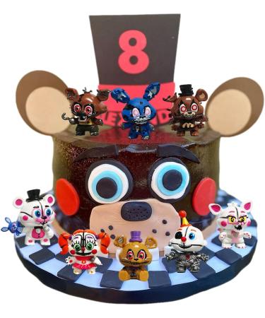 8pcs FNAF Birthday Cake Toppers FNAF Cake Decorating Supplies FNAF Party Supplies - Buy Online on GoSupps.com