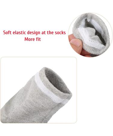 Buy 4 Pairs Gel Heel Socks - Moisturizing Spa Socks for Soft Smooth Skin | Comfort Day & Night Care - Buy Online on GoSupps.com