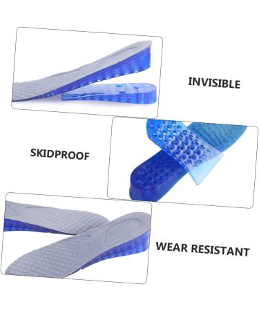 NOLITOY Height Increasing Insoles - Silicone Heel Inserts for Boosted Comfort & Support | Detachable Cushion Lifting Pads for Sports Shoes - Buy Online on GoSupps.com