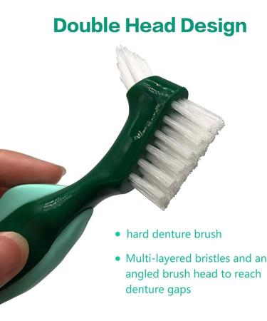 TSOLAY 8-Part Premium Toothbrush Set - Hard Prosthesis & Multi-Layered Bristles for Effective Cleaning | Portable Double-Sided Brush for Home & Travel - Buy Online on GoSupps.com