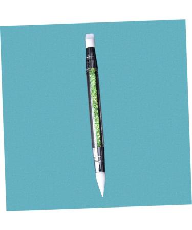 minkissy Car nail nail tool silicone head nail pen nail art carving Manicure tools double head embossing pen Marble Travel Bag medium Green - Buy Online on GoSupps.com