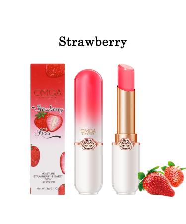 Peach Aloe Vera Strawberry Blueberry Avocado Grape Jelly Lipstick Set - Long Lasting Moisturizing Lip Balm with Fruity Flavor - 6 Pcs/Set - Buy Online on GoSupps.com
