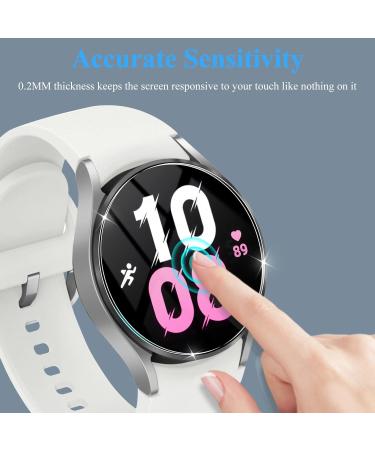4 Pack Galaxy Watch 5/4 Screen Protector 40mm - YMHML Tempered Glass, Waterproof, 9H Hardness, Anti-Scratch Film - Transparent Accessories - Buy Online on GoSupps.com