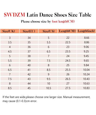Buy SWDZM Women's Latin Dance Shoes - Glitter Salsa Tango Bachata - L549 Black 7.5cm Heel - Professional Ballroom & Wedding Footwear - Buy Online on GoSupps.com