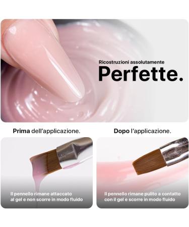  Benail Benail | Acrygel solution for nails Polygel Reconstruction of varnish Nail gel Acrygel 125 ml. - Hema Free and Tpo Free Made Italy - Buy Online on GoSupps.com
