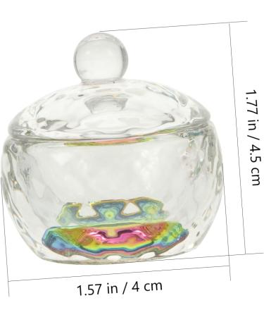 FRCOLOR Manicures Liquid Cup nail crystal cup container Clear Nail Acrylic Liquid Cup terrarium nail acrylic dappen dish Nail acrylic liquid cup Nail Crystal Bowl powder cup Glass - Buy Online on GoSupps.com