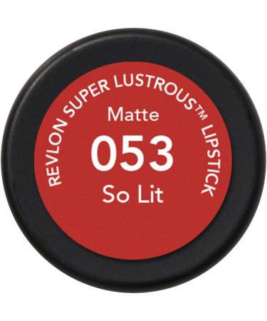 Revlon Super Lustrous Matte Lipstick - So LIT (Pack of 1) - Buy Online on GoSupps.com