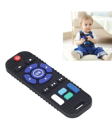 Silicone TV Control Teething Toy for Babies - Educational & Safe Cartoon Texture - Black - Buy Online on GoSupps.com