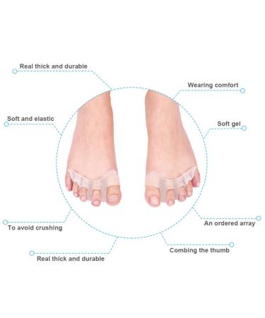 Bunion and Hammer Toe Corrector - Triple Gel Separators for Men and Women | Easy-to-Wear Toe Protectors - Buy Online on GoSupps.com