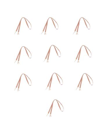 SBTRKT 10 pieces of ultra-fine glass fiber glasses chain beautiful shape robust durable small and exquisite suitable for sunglasses sunglasses red