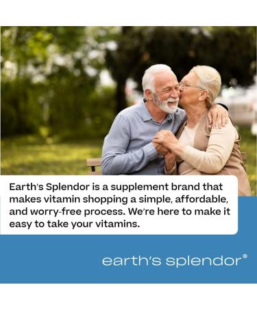 Earth's Splendor Adults 50+ Daily Vitamin - 120 Day Supply for Overall Wellness Support | Essential Daily Nutrients for Optimal Health - Buy Online on GoSupps.com