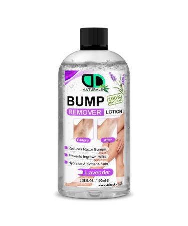 DD teck 100% Natural Anti-Ingrown Hair Lotion | Reduces razor burn and bumps when used on legs bikini line underarms and face exfoliates