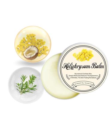 HWAXIGO Helichrysum Balm - 2.5oz Multipurpose Salve with Shea Butter & Beeswax Helichrysum Balm for Veins Helichrysum Oil for Bruising Ultra-Moisturizing Skin Care