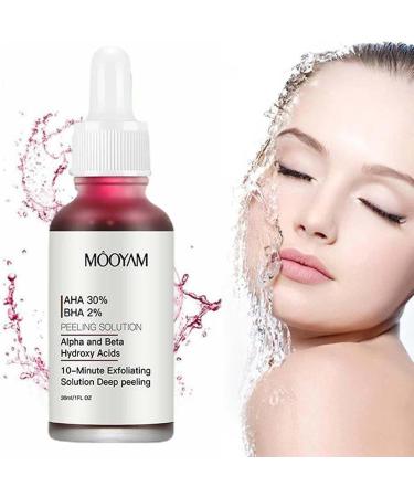  Lambo AHA facial essence exfoliating skin serums skin-brightening AHA acid pore-soothing essential oil (30 ml) - Buy Online on GoSupps.com