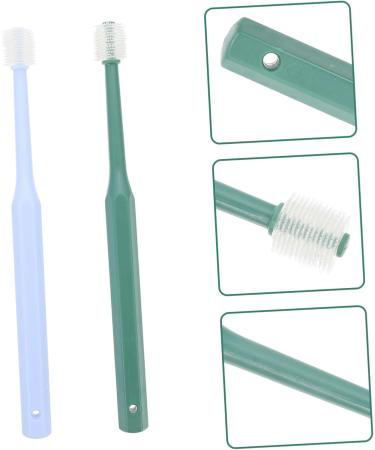 Beavorty 4 pcs for Teeth Cat Small Handheld Brush -degree Tooth Pet Puppy Cleaning Pets Clean Portable Dog 1 count (Pack of 1) Assorted Colorx2pcs - Buy Online on GoSupps.com