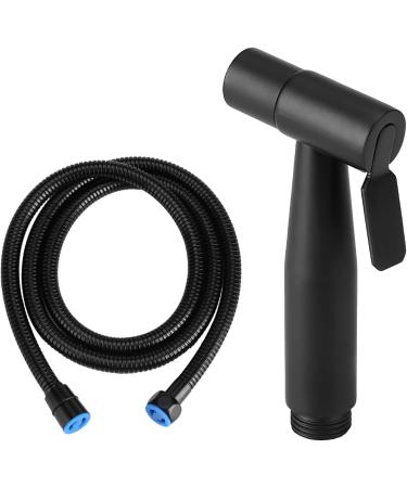 Stainless Steel Black Handheld Bidet Sprayer Kit for Cloth Diapers - International Shipping - Buy Online on GoSupps.com