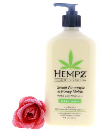 Hempz Sweet Pineapple & Honey Melon Lotion 3 Pack - 17oz Each - Buy Online on GoSupps.com