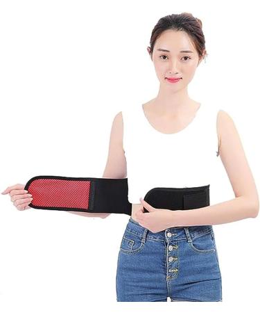 Adjustable Lower Back Support - Pain Relief Magnet Heating for Sciatica Hernia & Scoliosis (Size M) - Buy Online on GoSupps.com