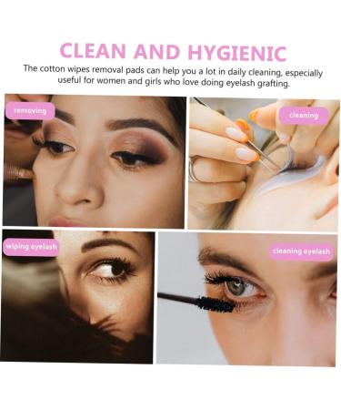  Ipetboom Ipetboom 2 Boxes of Eyelash Cleaning Pads Eyelash Extension Glue Nail Polish Remover Wipes Cleaning Wipes Eyelash Extension Glue Cleaner Eyelash Remover for Extensions Eyelash Glue Cotton - Buy Online on GoSupps.com