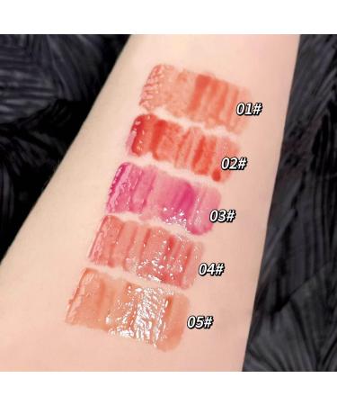 Cute Lip Gloss Lip Glaze Liquid Lipstick Lip Gloss Moisturizer Hydrating Tinted Lip Balm with Gift Box - Buy Online on GoSupps.com
