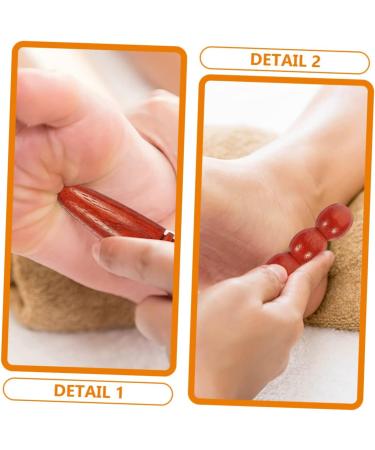 Buy Minkissy Acupuncture Rod - Portable Massage Device & Foot Massager | Unique Wooden Acupuncture Pen for Relaxation & Skiing - Buy Online on GoSupps.com