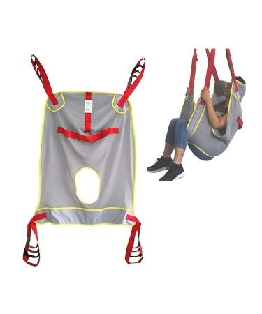 Toileting Sling Sling for Hoist Leg Lifter Reusable Full Body Sling Patient Lift for Elderly Bariatric and Disabled Home UseBathroom Transfer Hammock (Size : L) (X)