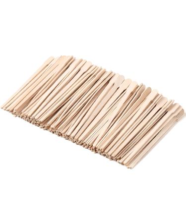 200Pcs HOOMBOOM Wooden Wax Sticks - Small Waxing Applicator Spatulas for Hair Removal - Ideal for Eyebrow, Lip, Nose - Smooth Skin - Spa and Home Use - 1 Pack - Buy Online on GoSupps.com