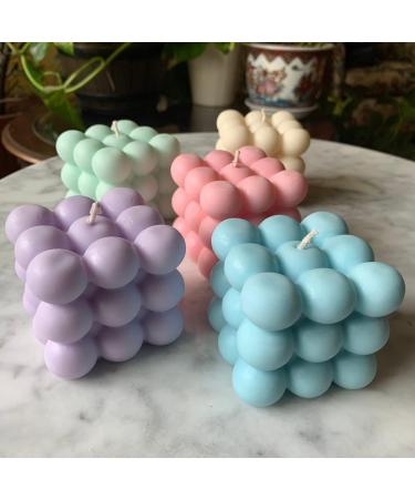 6-Cavity 3D Bubble Cube Silicone Mold for Candle and Soap Making Baking Desserts, Mousse, Jelly, Ice Cream - Buy Online on GoSupps.com
