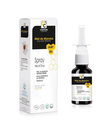 COMPTOIRS ET COMPAGNIES Organic IAA10 Manuka Honey Nose and Sinus Spray