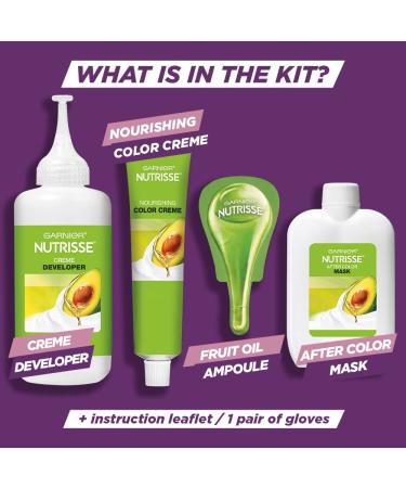 Garnier Nutrisse Ultra Color R2 Medium Intense Auburn (Goji Berry) Red Hair Dye - 1 Count - Buy Online on GoSupps.com