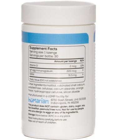 Smile Guard Oral Health Lozenges - Freshen Breath & Clean Teeth in Weeks | 30 Count Orange Flavor - Buy Online on GoSupps.com