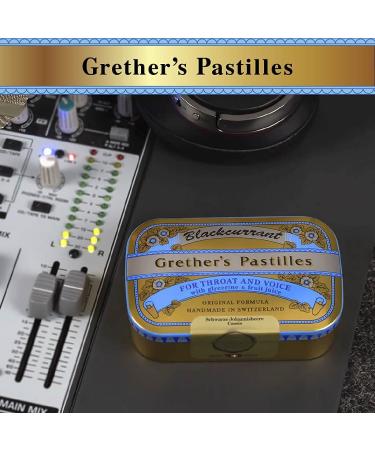 Grether's Original Blackcurrant Pastilles | Natural Dry Mouth Relief | Soothing Throat & Healthy Voice | Long-Lasting Fruit Flavor | Gluten-Free | 3-Pack - 3.75 oz - Buy Online on GoSupps.com