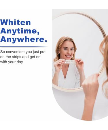 Ollm Teeth Whitening Strips - Enamel Safe Hydrogen Peroxide for Sensitive Teeth 14 Treatments Professional Mint Flavor - Buy Online on GoSupps.com