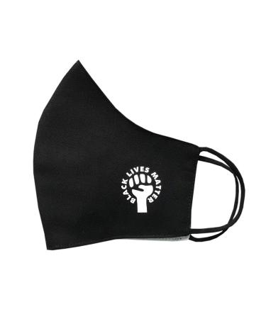 SET OF 4 X Black Lives Matter Cotton Face Mask Protective Covering Washable Reusable Breathable Cover Black rights